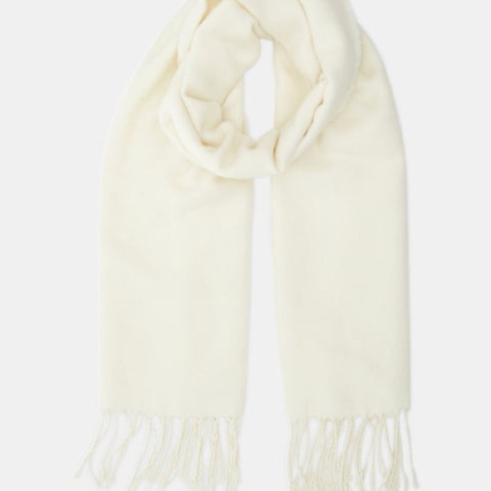 Steve Madden SOLID SCARF IVORY - Picture 4 of 6